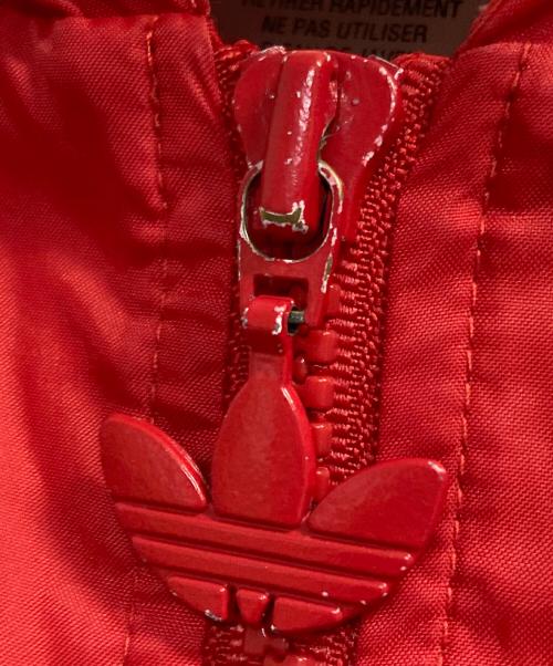 adidas（アディダス）adidas (アディダス) アノラックパーカー レッド サイズ:Mの古着・服飾アイテム