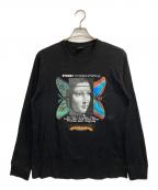 stussyステューシー）の古着「Metamorphosis LS TEE」｜ブラック