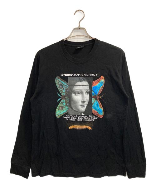 stussy（ステューシー）stussy (ステューシー) Metamorphosis LS TEE ブラック サイズ:Mの古着・服飾アイテム