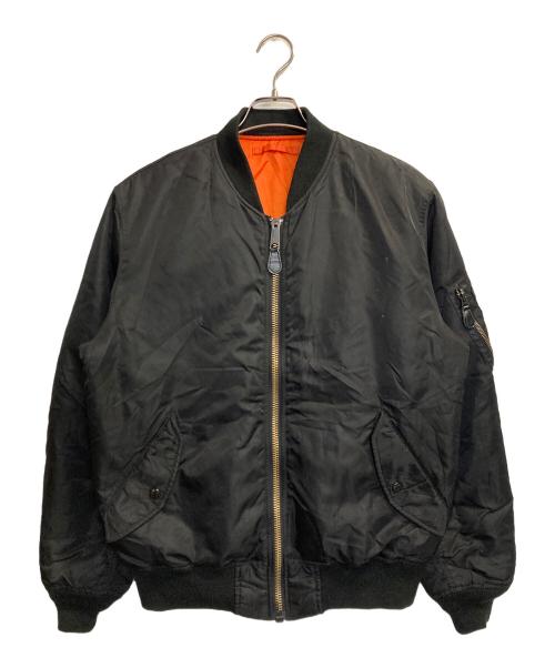 AVIREX（アヴィレックス）AVIREX (アヴィレックス) COMMERCIAL MA-1フライトジャケット ブラック サイズ:XLの古着・服飾アイテム
