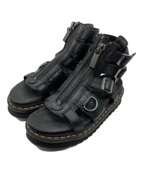 Dr.Martens（ドクターマーチン）Dr.Martens (ドクターマーチン) OLSON / レザーストラップサンダル ブラック サイズ:UK3の古着・服飾アイテム
