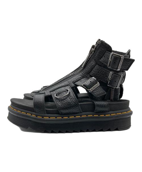 Dr.Martens（ドクターマーチン）Dr.Martens (ドクターマーチン) OLSON / レザーストラップサンダル ブラック サイズ:UK3の古着・服飾アイテム
