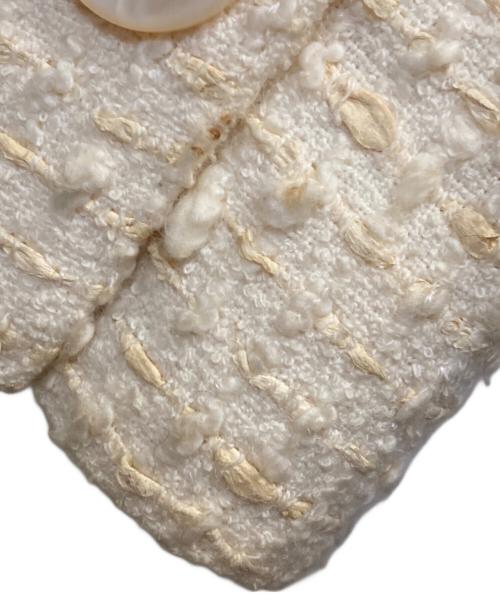 CHANEL（シャネル）CHANEL (シャネル) ダブルボタンツイードジャケット アイボリー サイズ:36の古着・服飾アイテム