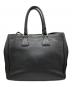 PRADA (プラダ) レザートートバッグ ブラック：18000円