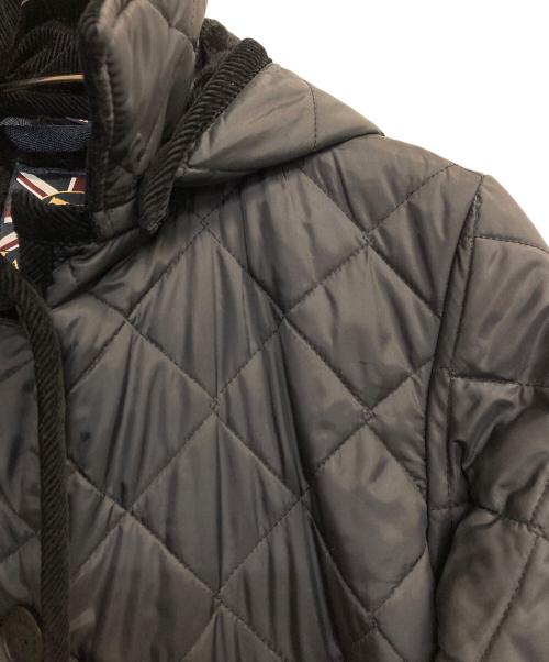 LAVENHAM（ラベンハム）LAVENHAM (ラベンハム) 裏ボアキルティングコート ブラック サイズ:36の古着・服飾アイテム