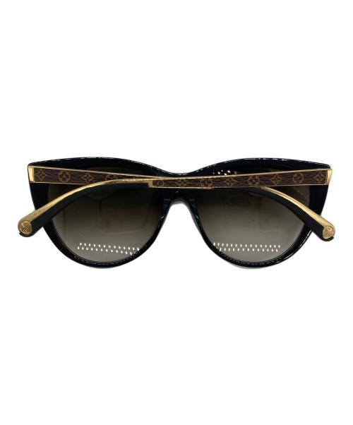 LOUIS VUITTON（ルイ ヴィトン）LOUIS VUITTON (ルイ ヴィトン) モノグラムフレームサングラス ブラウン×ゴールド サイズ:56□15 140の古着・服飾アイテム