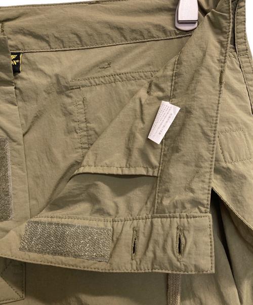HOUSTON（ヒューストン）HOUSTON (ヒューストン) NYLON UK TECHNO PANTS / ナイロン UK テクノパンツ グリーン サイズ:Mの古着・服飾アイテム