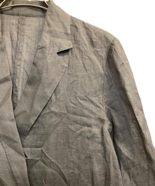 SHIPS（シップス）SHIPS (シップス) ラミー シアー ジャケット ブラウン サイズ:36の古着・服飾アイテム