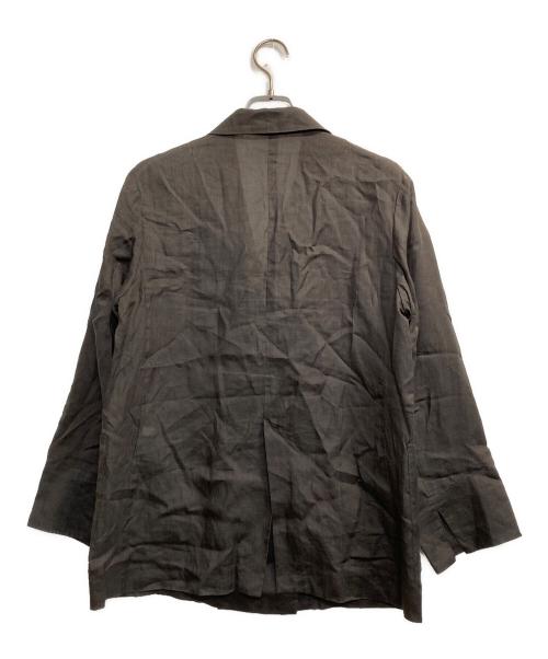 SHIPS（シップス）SHIPS (シップス) ラミー シアー ジャケット ブラウン サイズ:36の古着・服飾アイテム