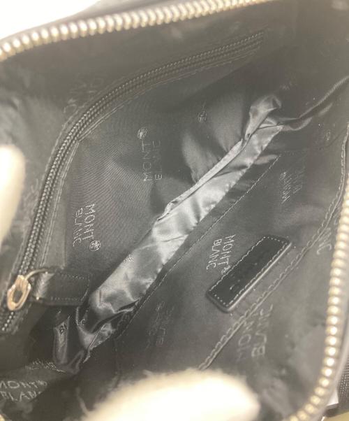 MONTBLANC（モンブラン）MONTBLANC (モンブラン) Sartorial Zip Top Messenger/メッセンジャーショルダーバッグ ブラックの古着・服飾アイテム