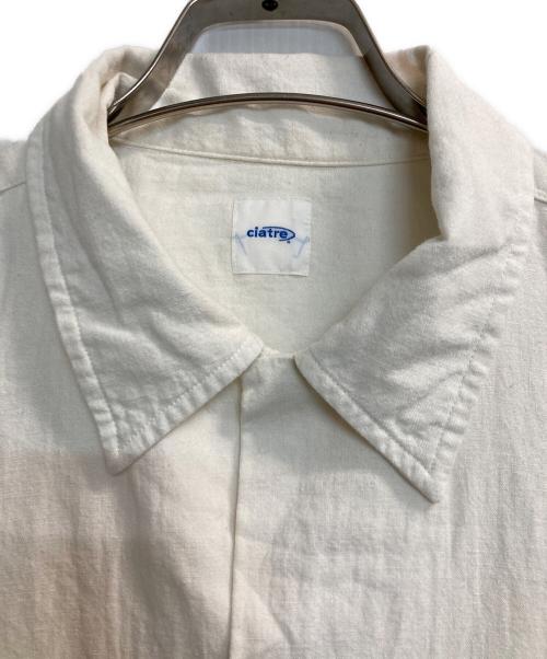 ciatre（シアター）ciatre (シアター) リネンブレンドポケットシャツ ホワイト サイズ:Lの古着・服飾アイテム