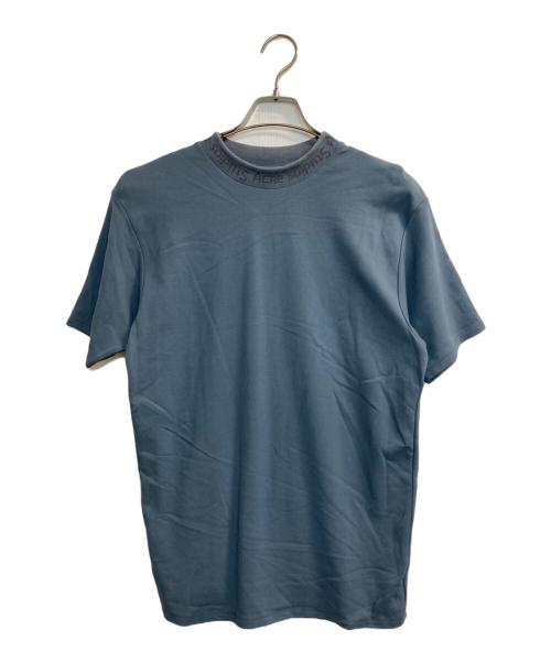 Acne studios（アクネ ストゥディオズ）ACNE STUDIOS (アクネ ストゥディオズ) ハイネックカットソー ブルー サイズ:Sの古着・服飾アイテム
