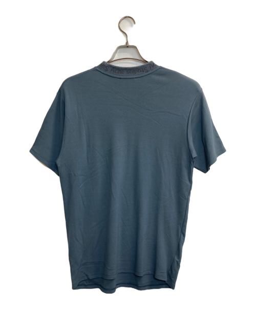 Acne studios（アクネ ストゥディオズ）ACNE STUDIOS (アクネ ストゥディオズ) ハイネックカットソー ブルー サイズ:Sの古着・服飾アイテム