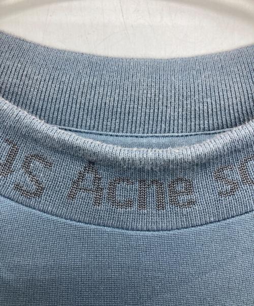 Acne studios（アクネ ストゥディオズ）ACNE STUDIOS (アクネ ストゥディオズ) ハイネックカットソー ブルー サイズ:Sの古着・服飾アイテム