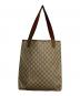 GUCCI (グッチ) GGシェリーラインハンドルトートバッグ ブラウン：6000円