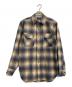 PENDLETON（ペンドルトン）の古着「ウールチェックシャツ」｜ネイビー×ベージュ