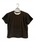 COMME des GARCONS HOMME PLUSコムデギャルソンオムプリュス）の古着「ダブルフェイスウールカットソー」｜ブラウン