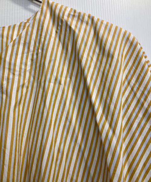 GALLEGO DESPORTES（ギャレゴデスポート）GALLEGO DESPORTES (ギャレゴデスポート) ワイドストライプチュニック オレンジ×ホワイト サイズ:Sの古着・服飾アイテム