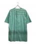 GALERIE VIE（ギャルリーヴィー）の古着「コットンストレッチブロード ギャザーネックワンピース」｜グリーン