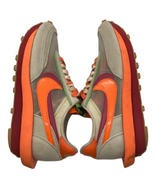 NIKE（ナイキ）NIKE (ナイキ) sacai (サカイ) CLOT (クロット) LDWAFFLE / S / C オレンジ×ベージュ サイズ:US10.5の古着・服飾アイテム