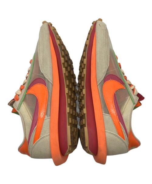 NIKE（ナイキ）NIKE (ナイキ) sacai (サカイ) CLOT (クロット) LDWAFFLE / S / C オレンジ×ベージュ サイズ:US10.5の古着・服飾アイテム