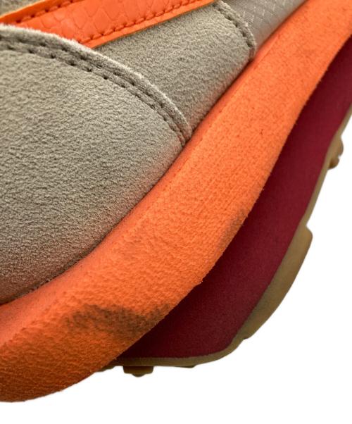 NIKE（ナイキ）NIKE (ナイキ) sacai (サカイ) CLOT (クロット) LDWAFFLE / S / C オレンジ×ベージュ サイズ:US10.5の古着・服飾アイテム