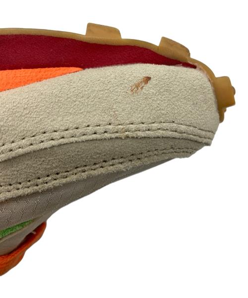 NIKE（ナイキ）NIKE (ナイキ) sacai (サカイ) CLOT (クロット) LDWAFFLE / S / C オレンジ×ベージュ サイズ:US10.5の古着・服飾アイテム