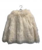 Snidelスナイデル）の古着「エコムートンファーコート」｜アイボリー