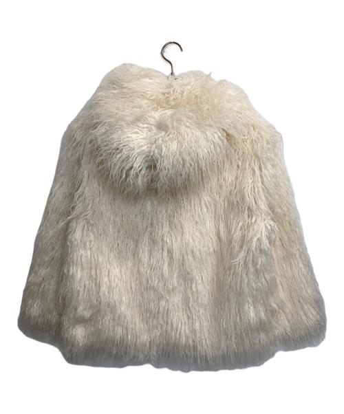 Snidel（スナイデル）Snidel (スナイデル) エコムートンファーコート アイボリー サイズ:ONE SIZEの古着・服飾アイテム