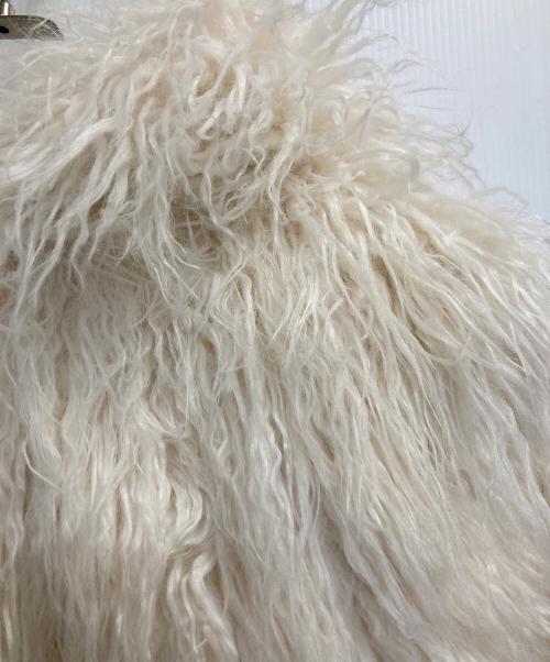 Snidel（スナイデル）Snidel (スナイデル) エコムートンファーコート アイボリー サイズ:ONE SIZEの古着・服飾アイテム