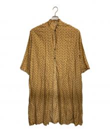 house of lotus（ハウスオブロータス）の古着「ドット柄ワンピース」｜カーキ