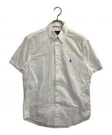 POLO RALPH LAUREN（ポロ・ラルフローレン）の古着「CLASSIC FIT RL UNTUCKED FIT/半袖シャツ」｜ホワイト