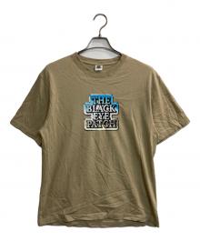 THE BLACK EYE PATCH（ブラックアイパッチ）の古着「グラデーションロゴTシャツ」｜ベージュ