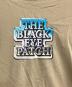 中古・古着 THE BLACK EYE PATCH (ブラックアイパッチ) グラデーションロゴTシャツ ベージュ サイズ:M：5000円