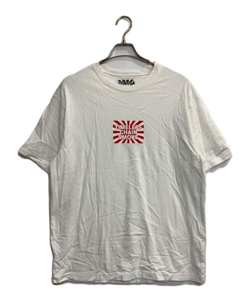 BUD SPOOL（バッズプール）BUD SPOOL (バッズプール) プリントTシャツ ホワイト サイズ:Lの古着・服飾アイテム