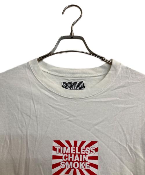 BUD SPOOL（バッズプール）BUD SPOOL (バッズプール) プリントTシャツ ホワイト サイズ:Lの古着・服飾アイテム