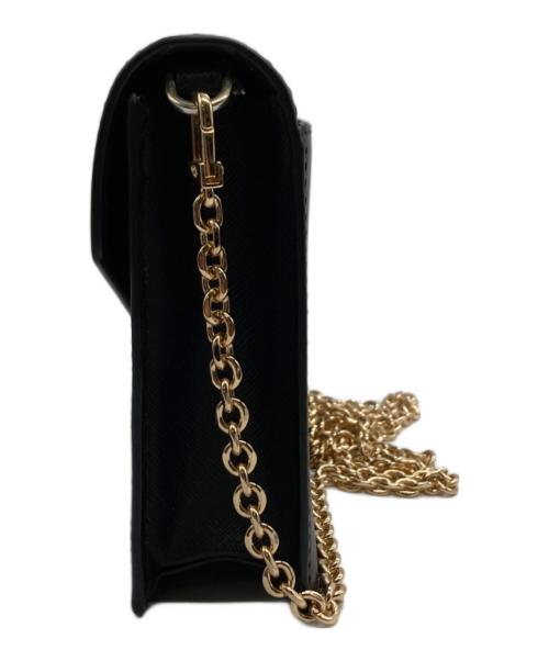 MICHAEL KORS（マイケル・コース）MICHAEL KORS (マイケル・コース) ターンロックミニショルダーバッグ ブラックの古着・服飾アイテム