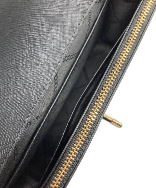 MICHAEL KORS（マイケル・コース）MICHAEL KORS (マイケル・コース) ターンロックミニショルダーバッグ ブラックの古着・服飾アイテム