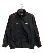 FUBUフブ）の古着「PIPING TRACK JACKET」｜ブラック