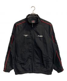FUBU（フブ）の古着「PIPING TRACK JACKET」｜ブラック