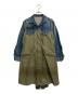sacai（サカイ）の古着「Denim × Mods Coat / デニムコンビモッズコート」｜グリーン×インディゴ