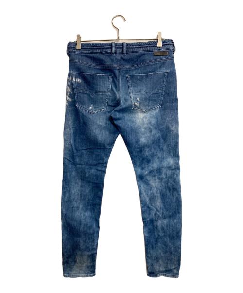 DIESEL（ディーゼル）DIESEL (ディーゼル) KRAILEY JOGG / ダメージジョグデニムパンツ インディゴ サイズ:27の古着・服飾アイテム