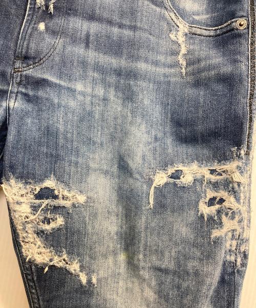 DIESEL（ディーゼル）DIESEL (ディーゼル) KRAILEY JOGG / ダメージジョグデニムパンツ インディゴ サイズ:27の古着・服飾アイテム