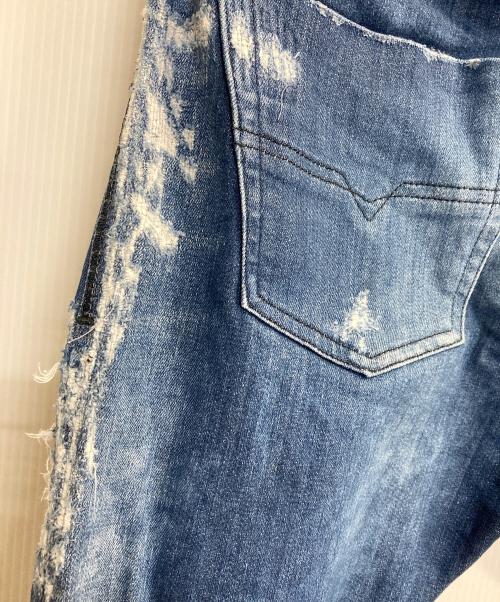 DIESEL（ディーゼル）DIESEL (ディーゼル) KRAILEY JOGG / ダメージジョグデニムパンツ インディゴ サイズ:27の古着・服飾アイテム