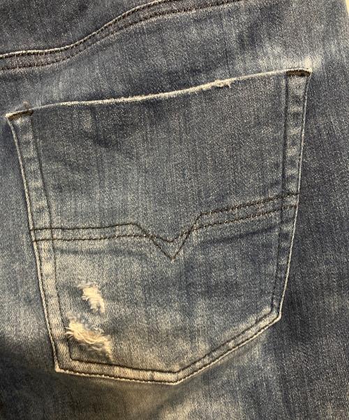 DIESEL（ディーゼル）DIESEL (ディーゼル) KRAILEY JOGG / ダメージジョグデニムパンツ インディゴ サイズ:27の古着・服飾アイテム