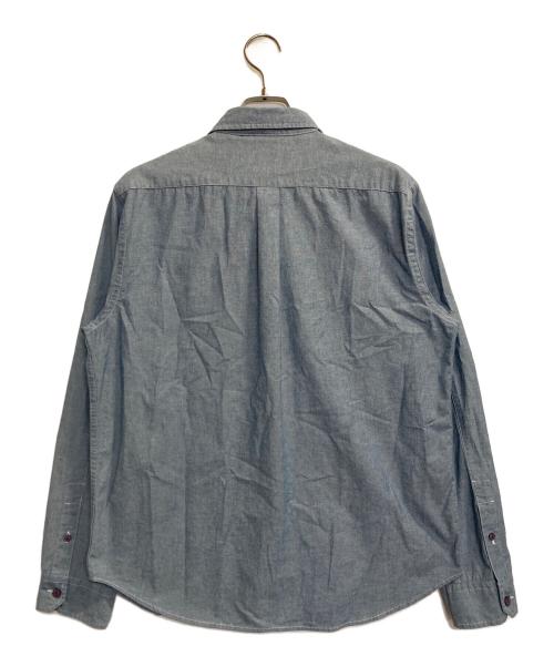 stussy（ステューシー）stussy (ステューシー) MFG UTILITY CHAMBRAY SHIRT インディゴ サイズ:Mの古着・服飾アイテム