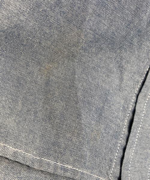 stussy（ステューシー）stussy (ステューシー) MFG UTILITY CHAMBRAY SHIRT インディゴ サイズ:Mの古着・服飾アイテム