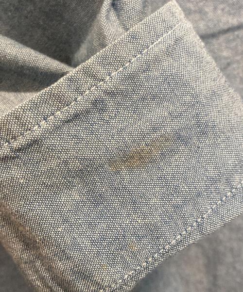 stussy（ステューシー）stussy (ステューシー) MFG UTILITY CHAMBRAY SHIRT インディゴ サイズ:Mの古着・服飾アイテム