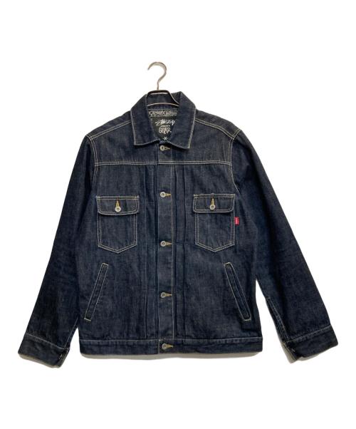 stussy（ステューシー）stussy (ステューシー) AUTHENTIC GEAR デニムジャケット インディゴ サイズ:Ｍの古着・服飾アイテム