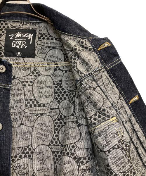 stussy（ステューシー）stussy (ステューシー) AUTHENTIC GEAR デニムジャケット インディゴ サイズ:Ｍの古着・服飾アイテム